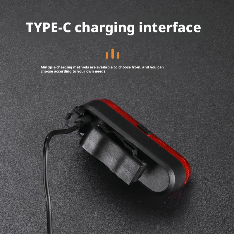 Bike Lights for Night Riding, USB-C Rechargeable LED Bike Tail Lights, Bright Bicycle Rear, 4 Light Modes, Waterproof, Easy to Install, for Adults Kids Men Wome