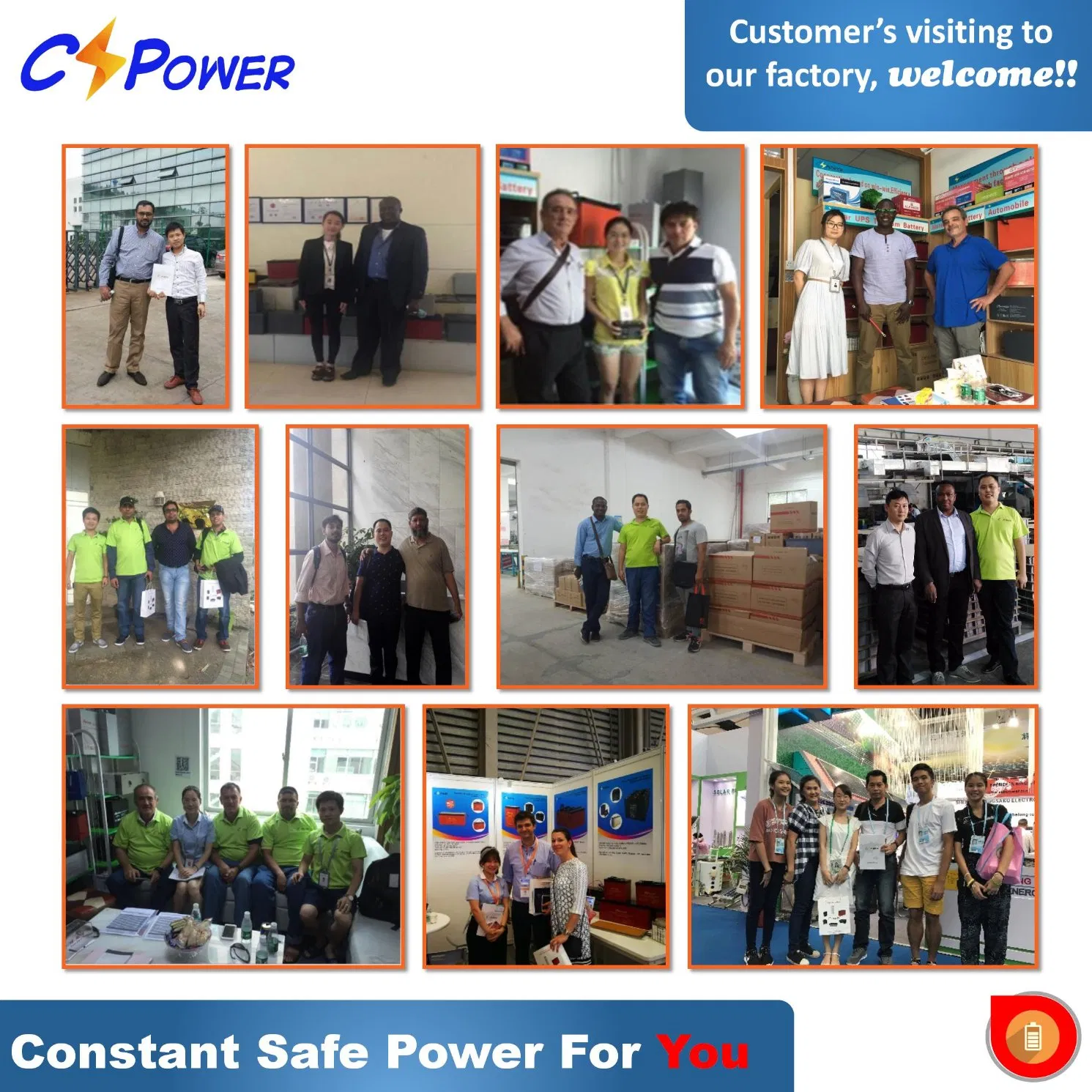 Cspower 2V 1000ah Rechargeable Gel Solar Battery Sealed Lead Acid Battery Solar/UPS/LED-Light/Emergency Systems