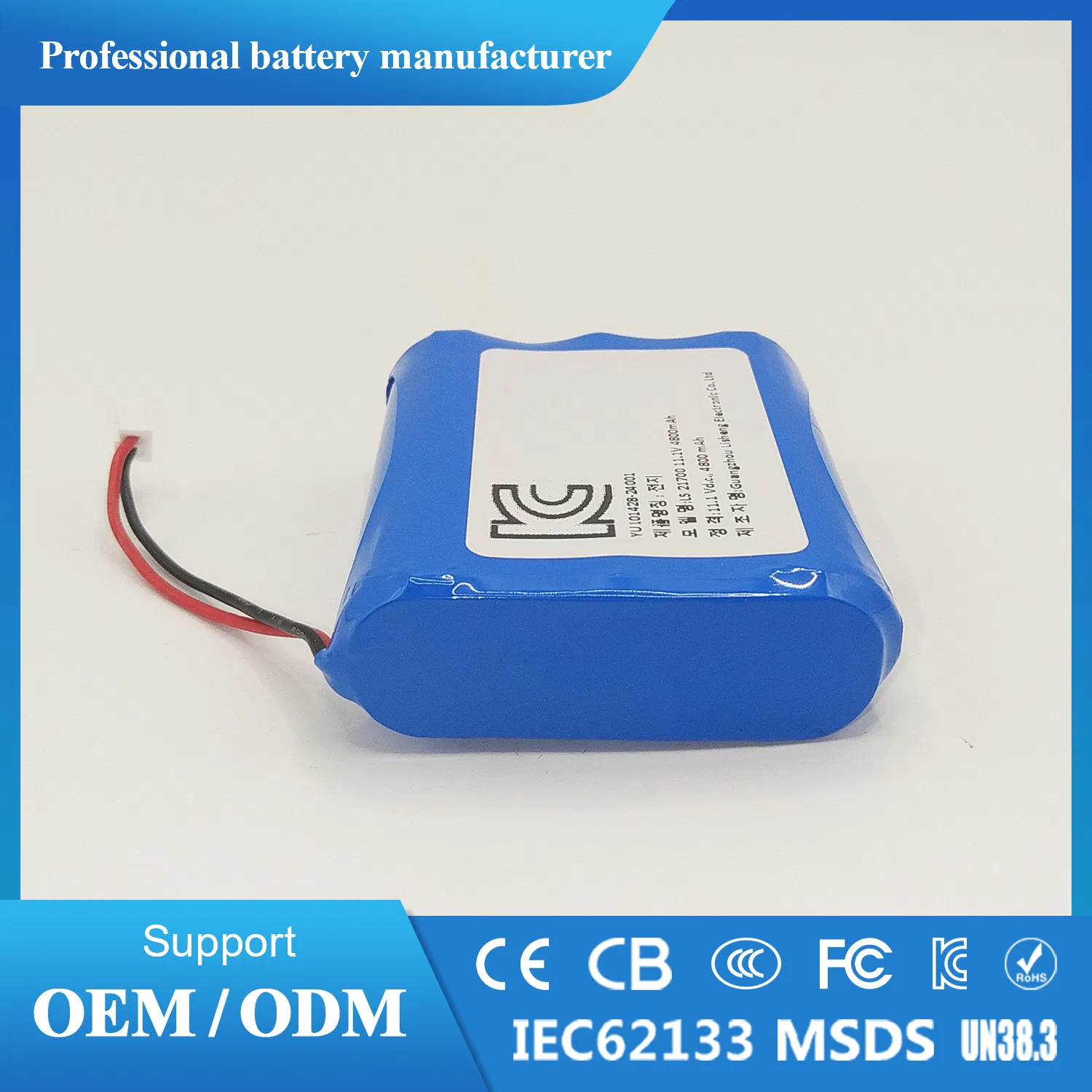 Customizable 21700 Rechargeable Battery Pack for Juicers &amp; Shavers