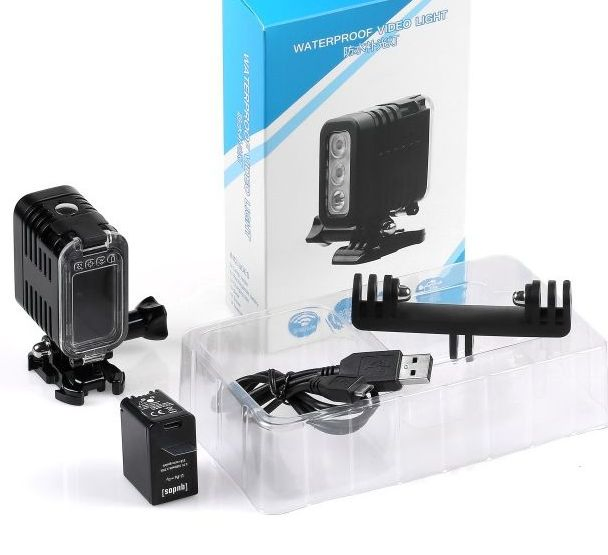 LED Waterproof Video Light Diving Fill Light for Gopro Accessories