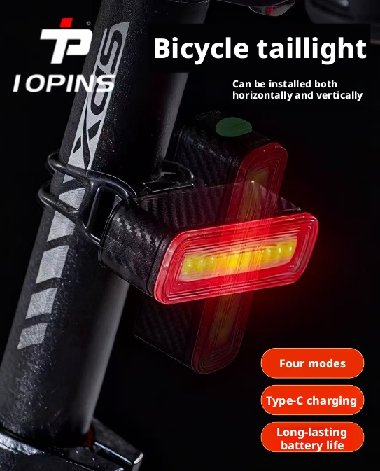 LED USB Rechargeable Bicycle Tail Rear Light Safety Lightweight LED USB Rechargeable Bicycle Cycling Tail Rear Light Security Warning Lamp Bike