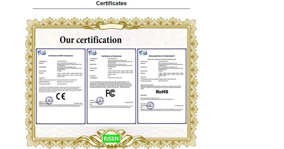 Certification
