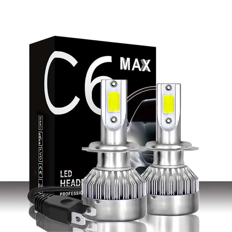 Auto Lighting System C6mini LED Headlight Bulb 8000lm H4 H7 H11 H13 Others Car Light Accessories