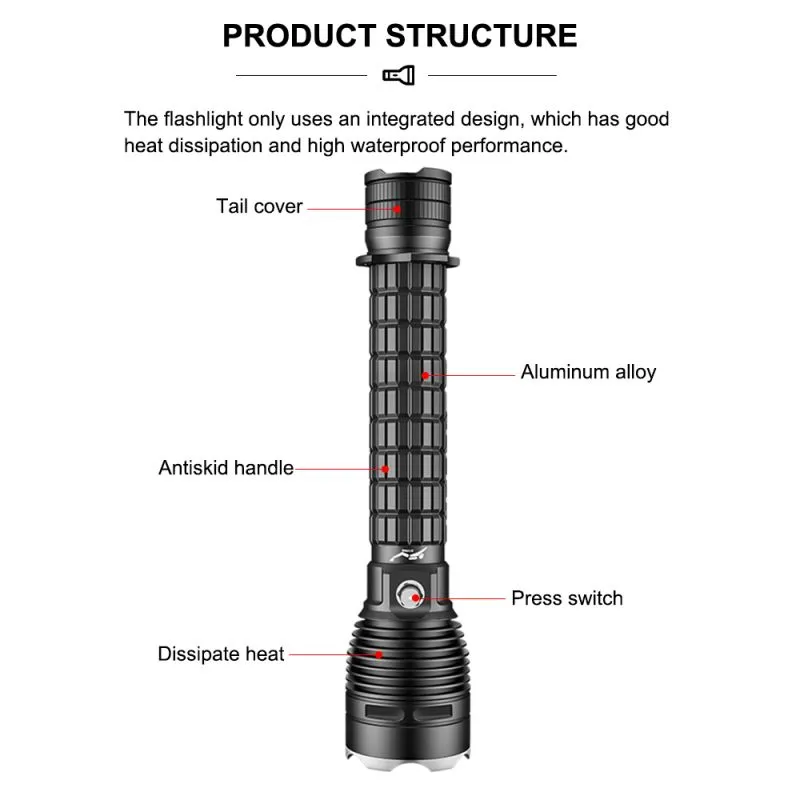 Diving Flashlight Details 1