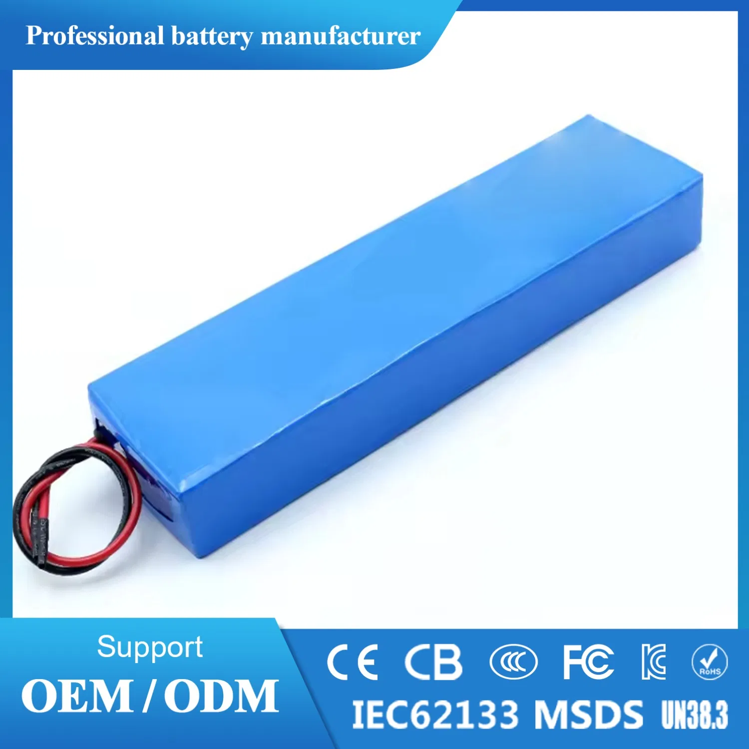 Factory OEM Battery Packs Lithium-Ion Battery LiFePO4 Rechargeable Battery 18650 21700 26650 32700 3.7V/7.4V/11.1V/12V 1s-3s for Electric Scooters &amp; LED Lights