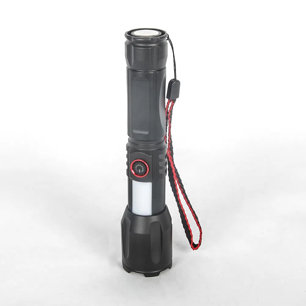 Yichen Rechargeable Zoomable LED Flashlight White Laser with Warning Light