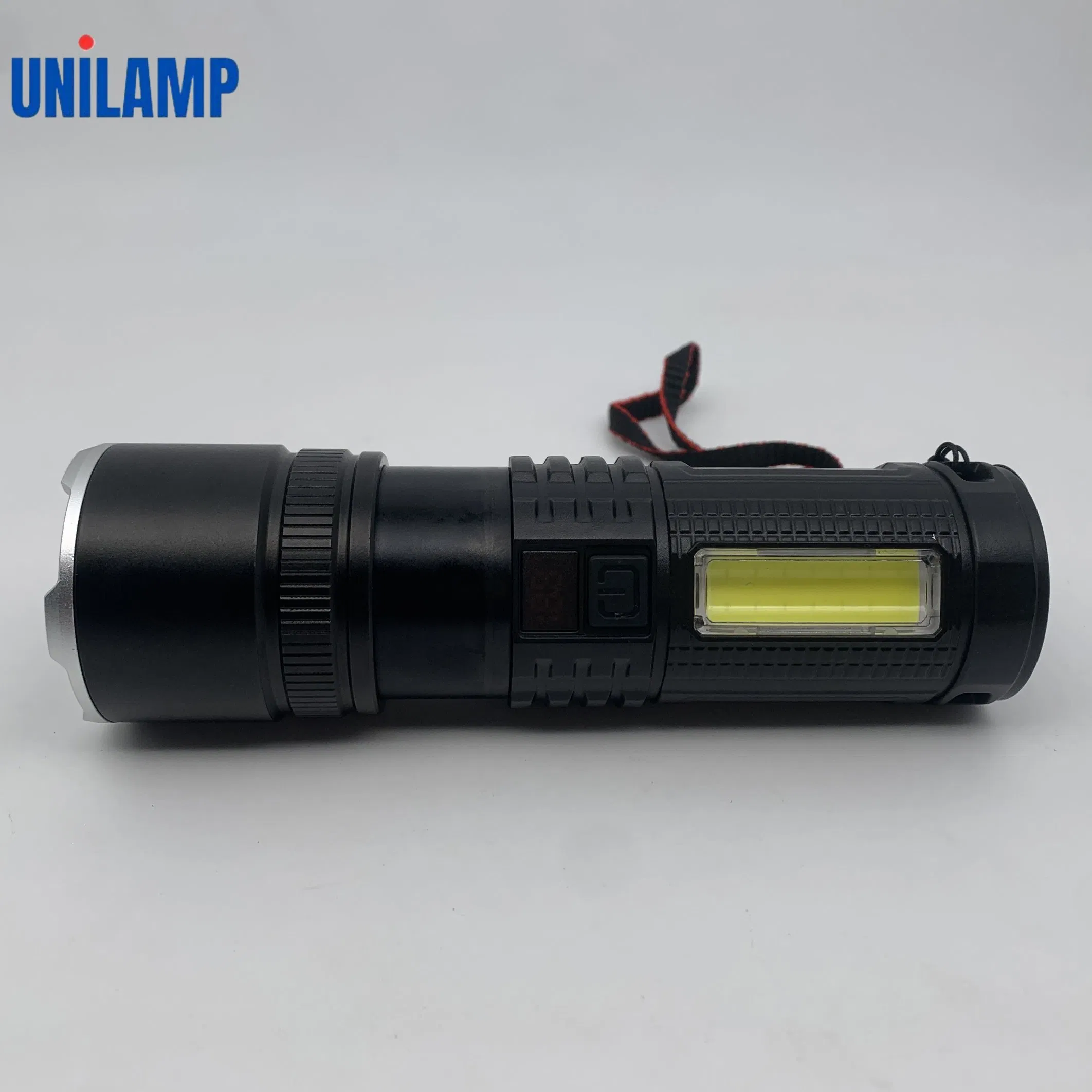 Versatile White Laser Flashlight with Adjustable Zoom Feature