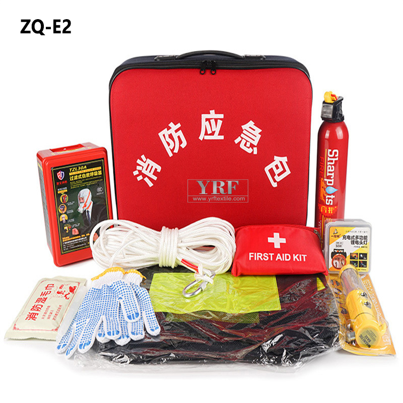 Civil Disaster Relief Backpack Survival LED Light Whistle Slow Down Belt Multitool Accessories Wild Adventure Trauma First-Aid Kit