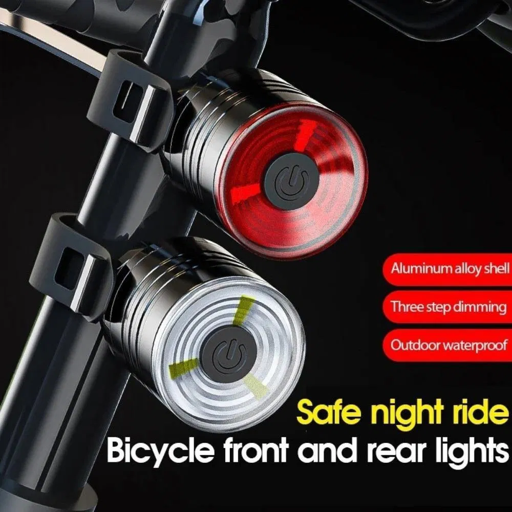 Safety Flashlight Ultra Bright USB Rechargeable Bicycle LED Rear Light Accessories Bl20896