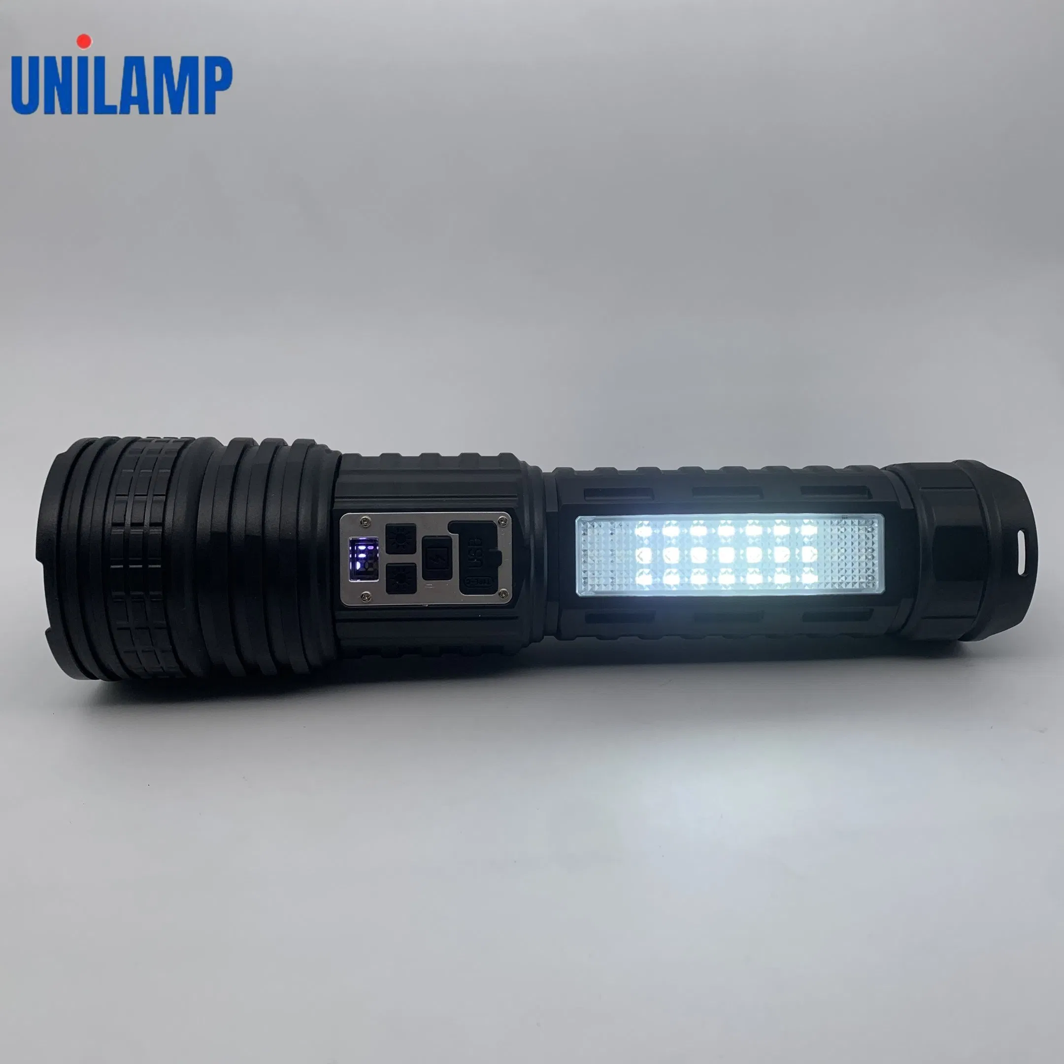 High-Powered Dual Laser Tactical Flashlight with RGB Features