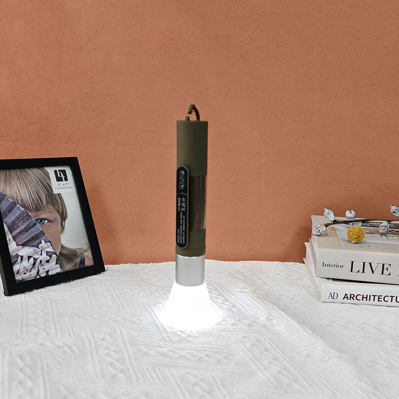 Multifunctional Outdoor Camping Lantern and Flashlight with Hammer, Cutter, Magnetic, Bike Rack