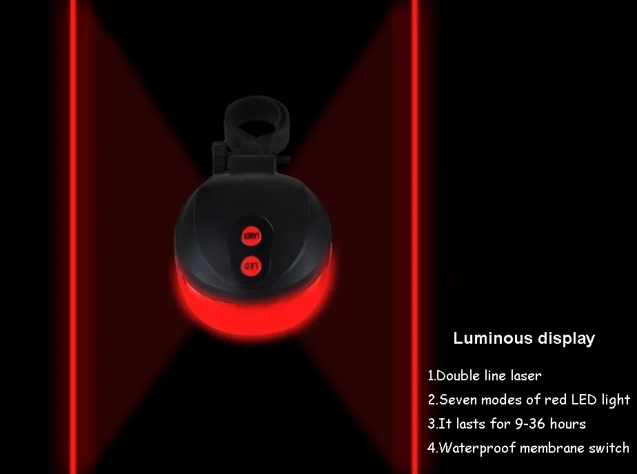 Bicycle Laser Tail Lamp 1