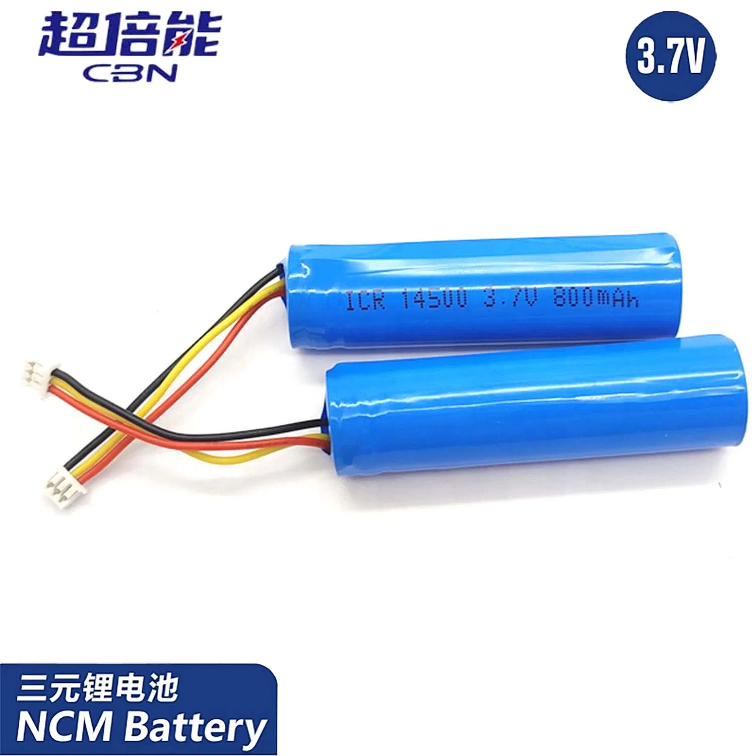 Bulk Wholesale 14500 Cylindrical Rechargeable Battery Pack 3.7V 1000mAh High Capacity for LED Torch