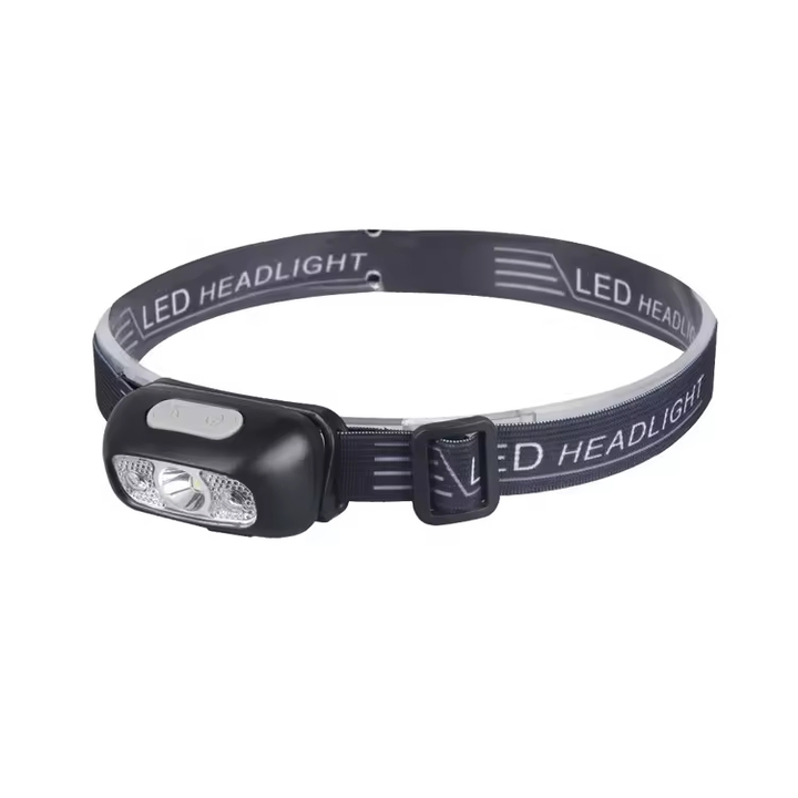 Amazon Hot Selling Lightweight Head Flashlight Outdoor LED Headlamps for Cycling, Running