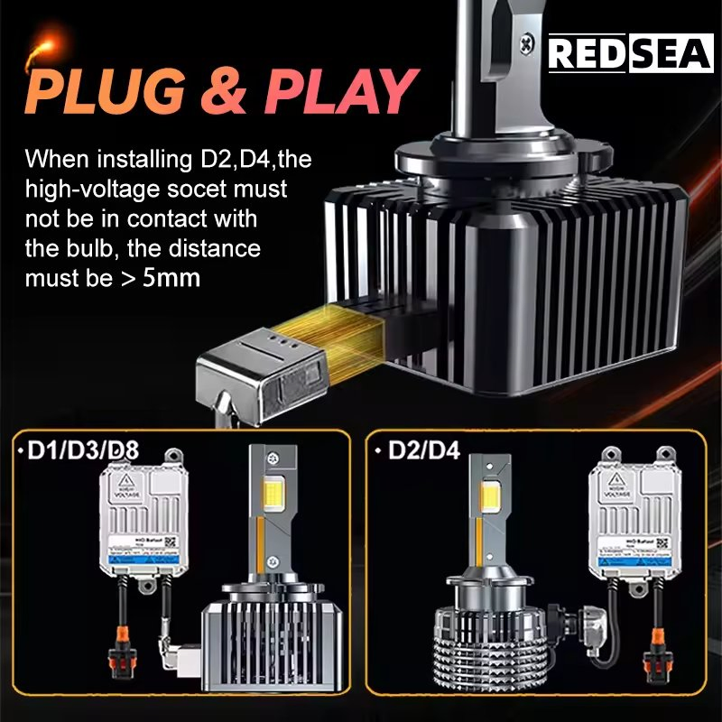 Auto Lighting System D1s D8s LED Headlights 130W Car Light Accessories