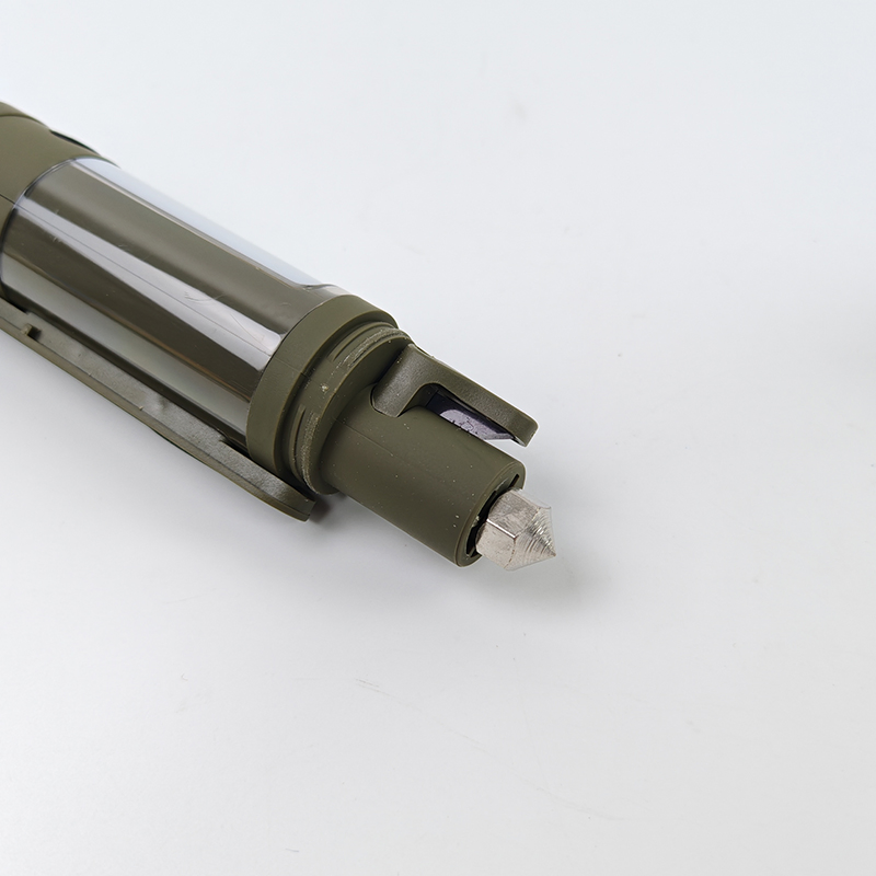 Outdoor Hiking Versatile 2-in-1 LED Bike Light and Emergency Flashlight with Safety Hammer