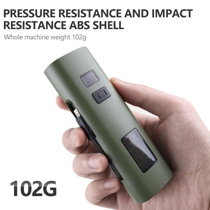 Rechargeable USB Bicycle Headlight LED Power Display 6-Mode Front Bike Flashlight for Cycling and Night Riding