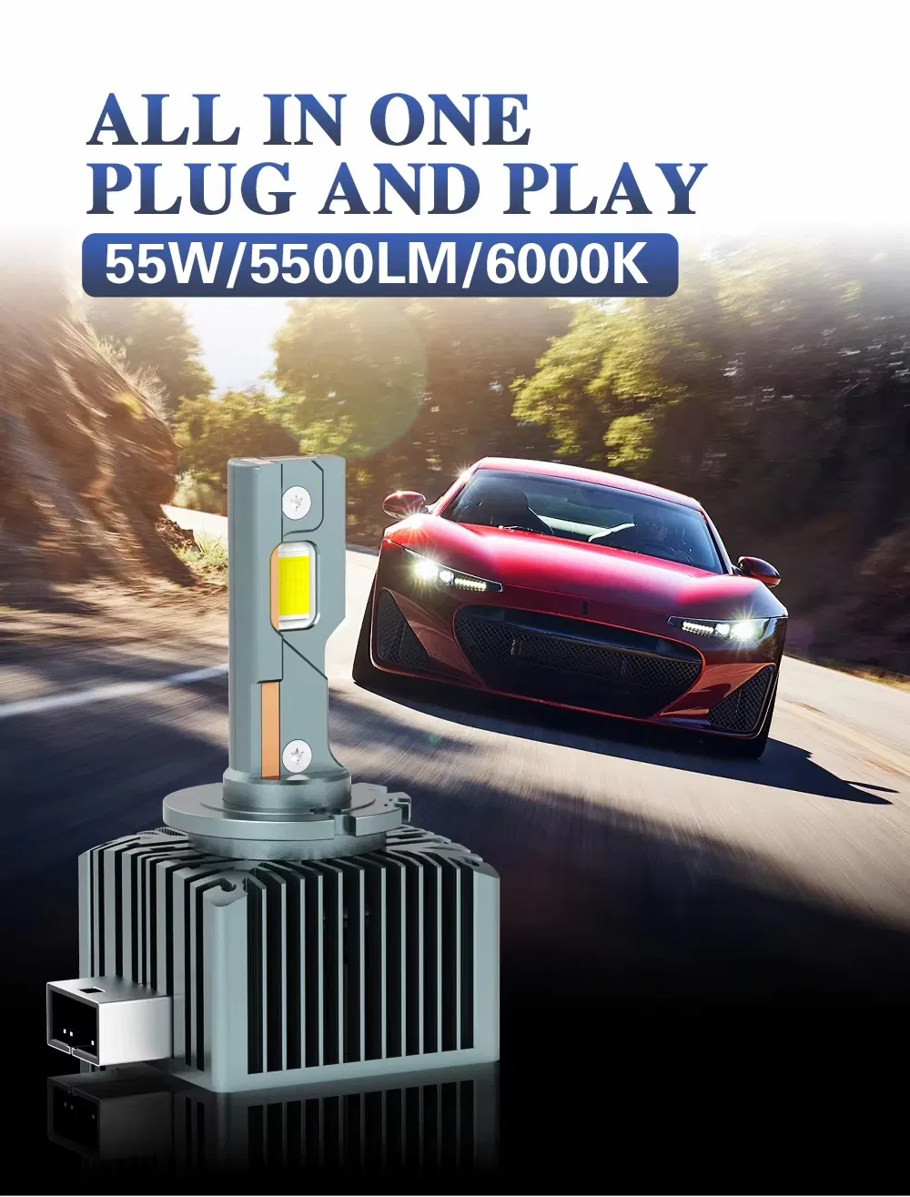 LED Headlight Main View