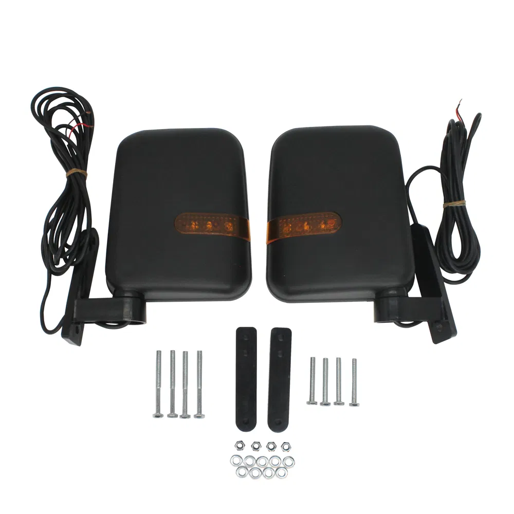 UTV Exterior Accessories with LED Turn Light Side Rear View Mirror
