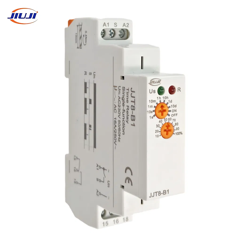 Cycling Time Relay with Pulse/Pause Start Programmable on/off Cyclic Timer for Ventilation and Pumps Time Switch for Cycling