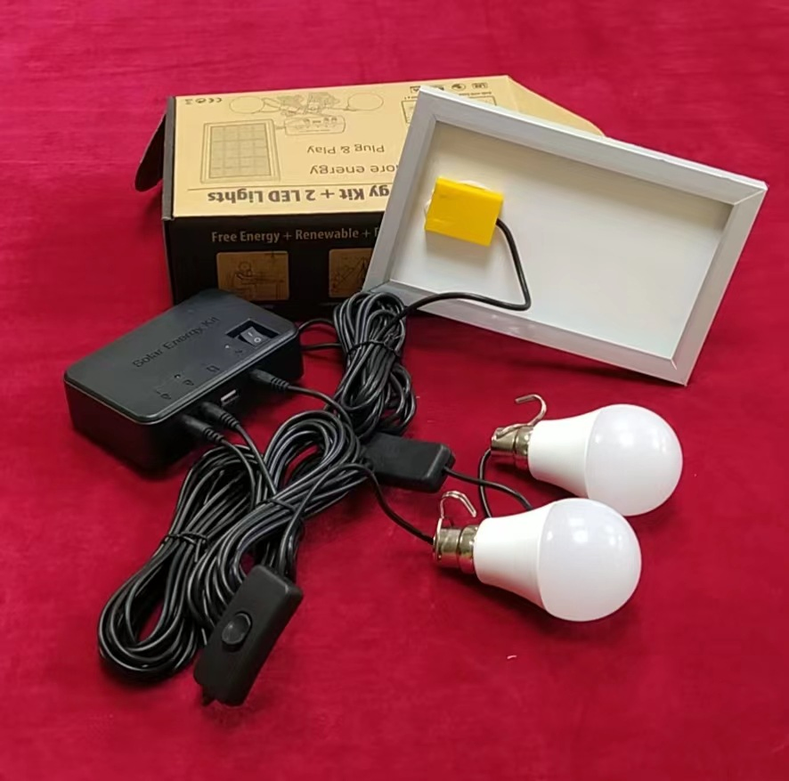 Efficient Portable LED Home Light Solar Lighting Kits Power for Home Lighting