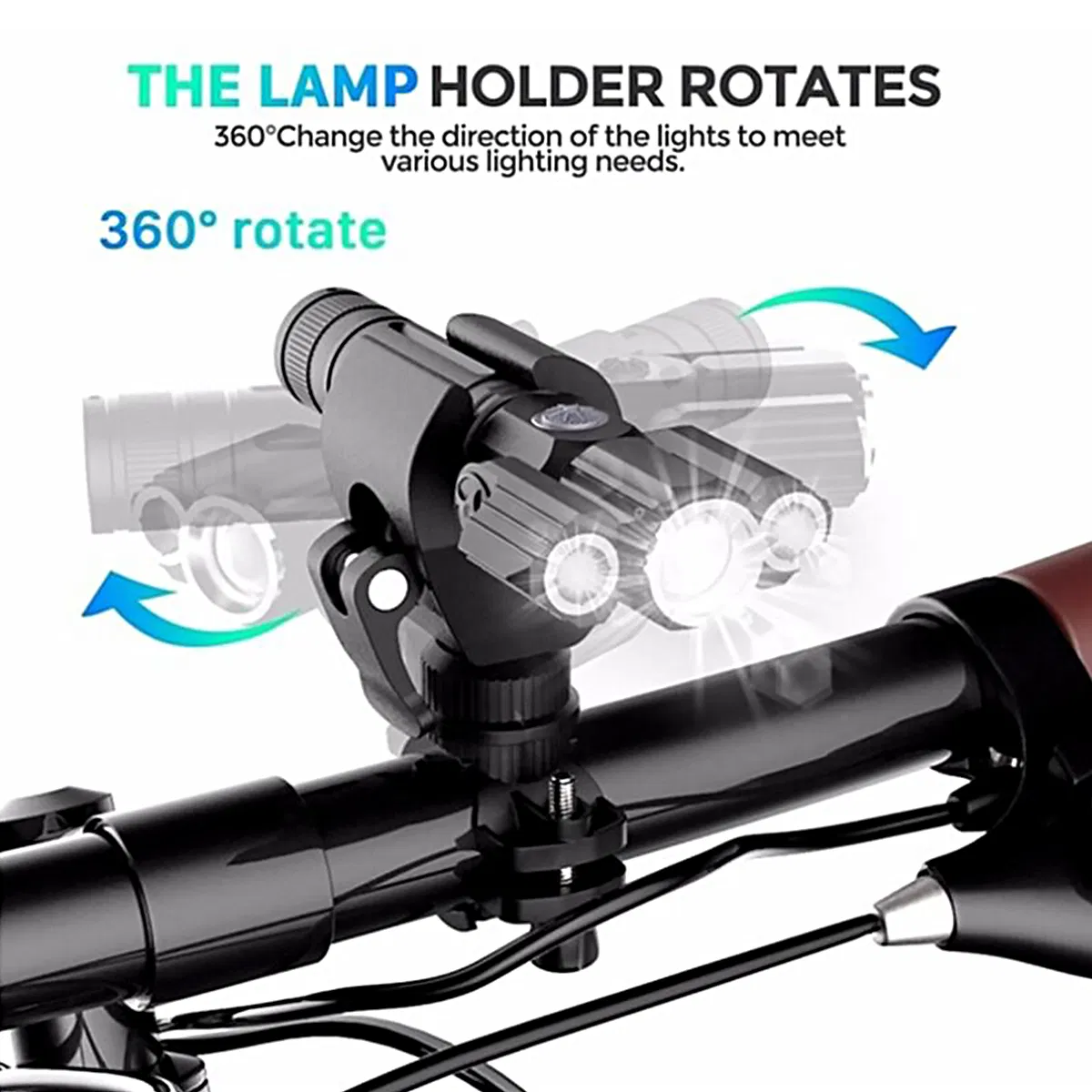 Rechargeable Zoom in and Zoom out Function Outdoor Camping Searching Bicycle Driving LED Flashlight