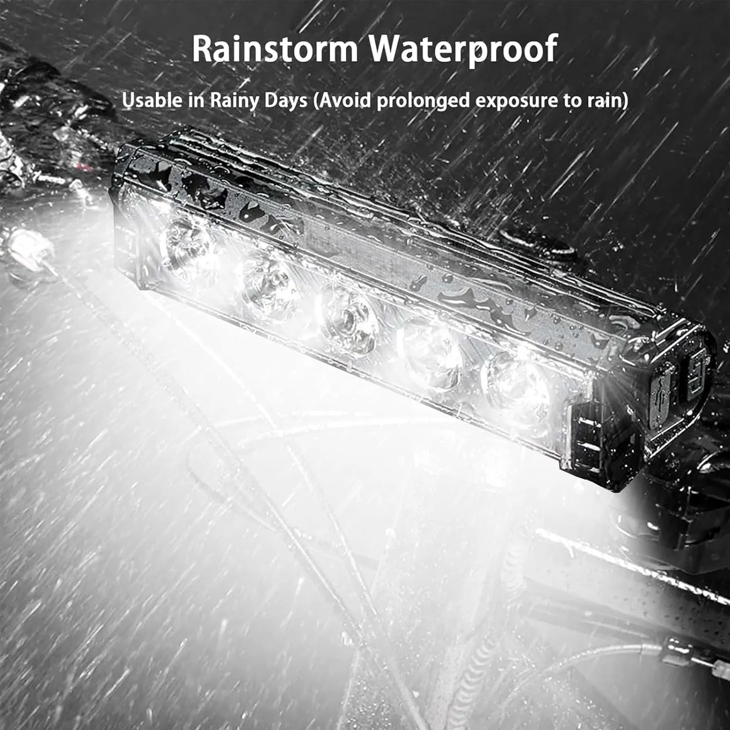 Super Bright LED Bike Light, USB Rechargeable Bicycle Headlight, Waterproof Bike Headlight, 5 Modes 2500 Lumen Bicycle Headlight, MTB off-Road Cycling Commuting