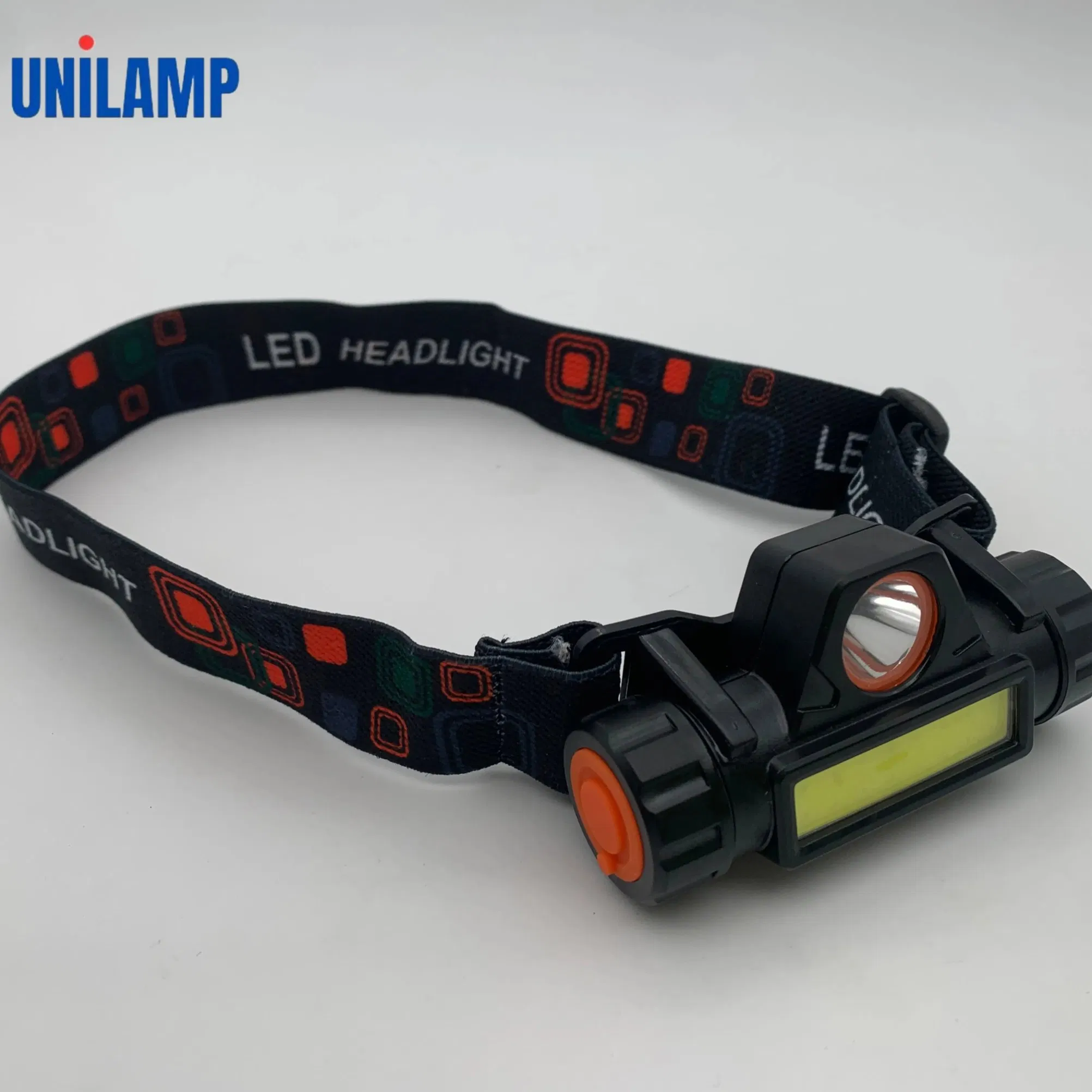 Ultra-Bright Rechargeable COB LED Headlamp for Outdoor Activities