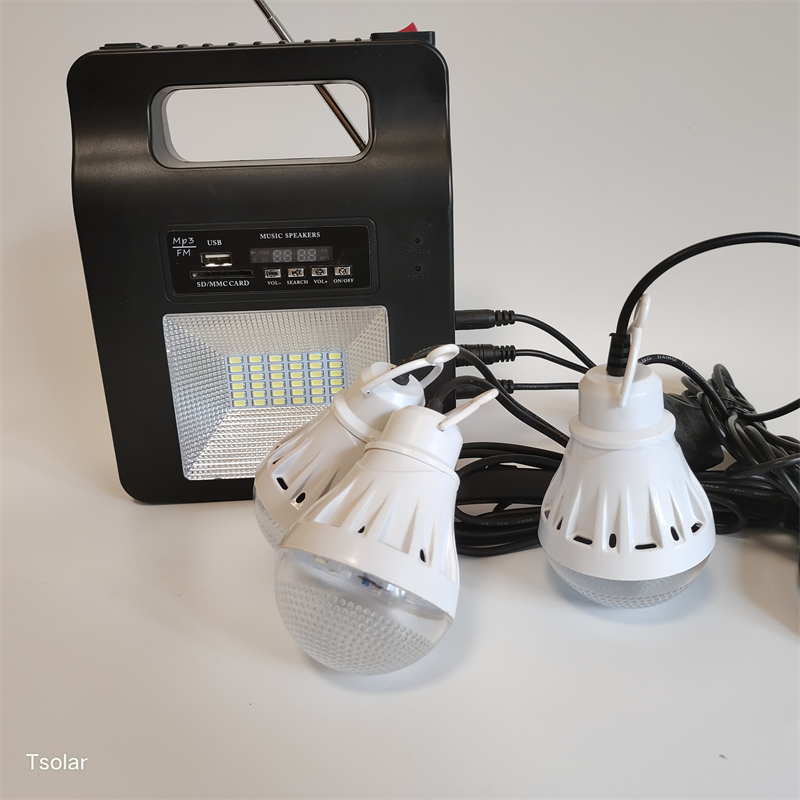 LED Solar Light Flashlight with Alarm 5W High Powered Electric Torch Light for Biking Camping