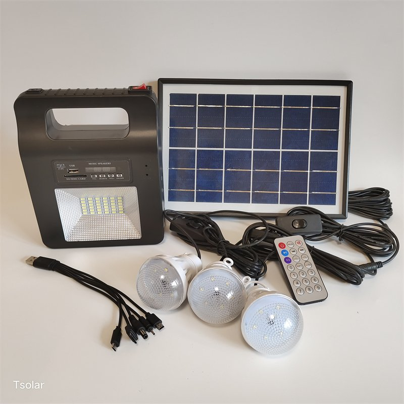 LED Solar Light Flashlight with Alarm 5W High Powered Electric Torch Light for Biking Camping