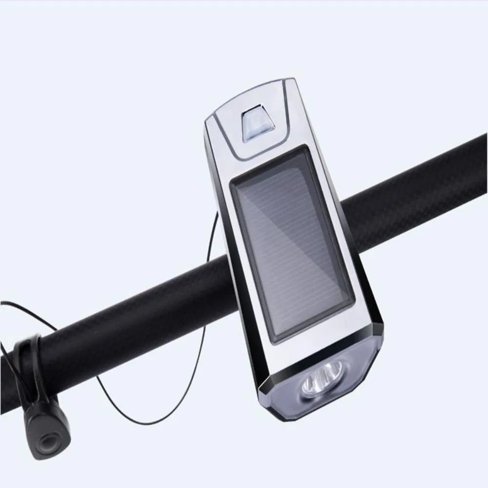 Waterproof LED Safety Light Night Riding Bicycle Handlebar Flash Solar Power Ci25336