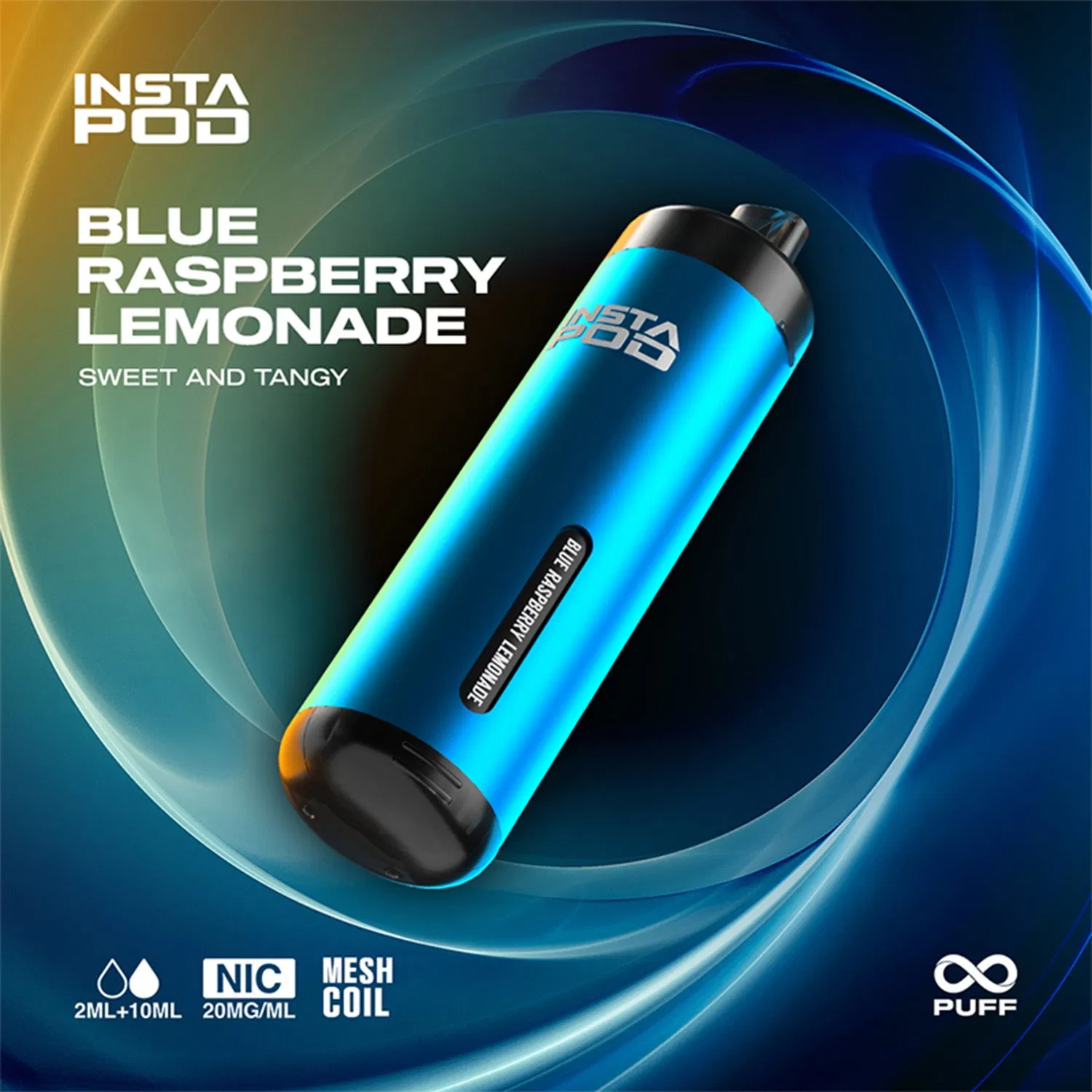 Wholesale Mtl Vaping Instapod 6000 Puffs 14 Flavors Disposable E-Cigarette Prefilled 2ml Pod Cartridge Vape Starter Kit with LED Light Battery Display