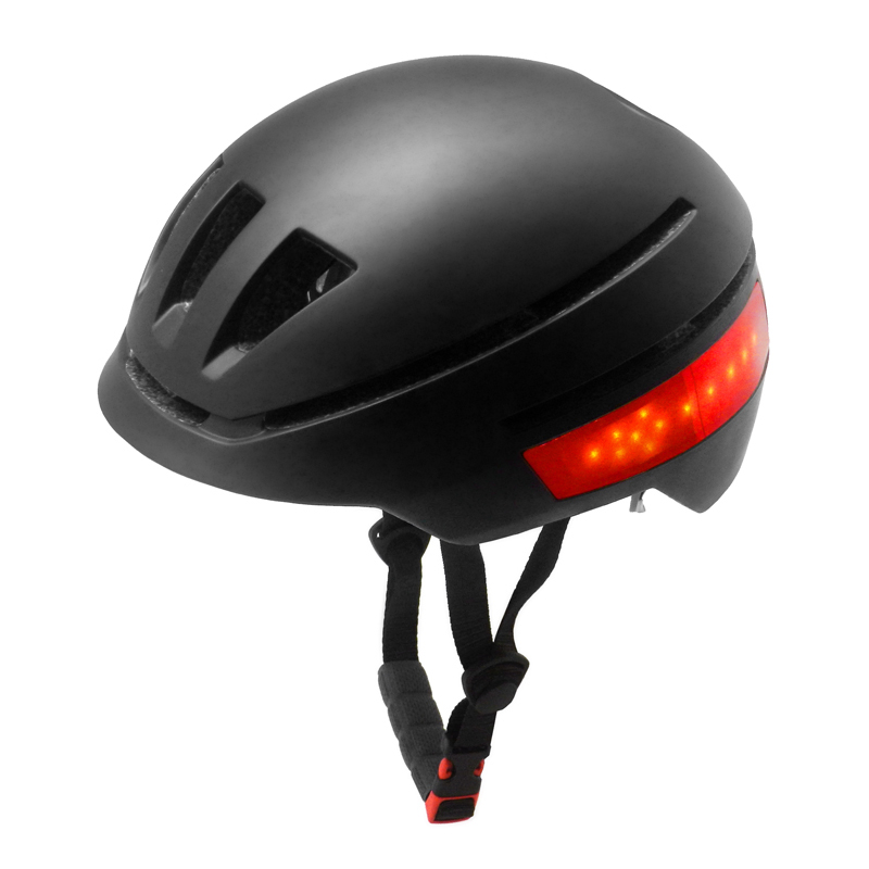 Bicycle Helmets with LED Lights Night Riding Cap CE Smart Cycling Helmet
