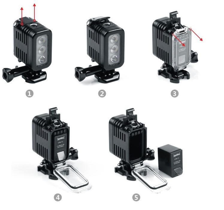 Underwater LED Swimming LED Waterproof Video Light Diving Fill Light Outdoor Lighting for Swimming Pool