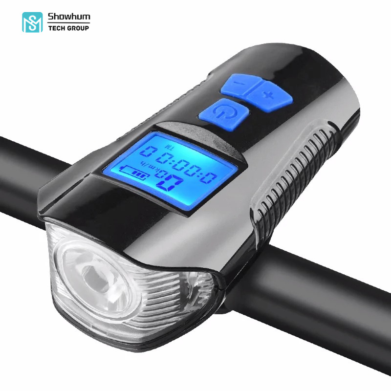 Good Quality Horn LED Cycle Front Headlight Rechargeable Bicycle Light