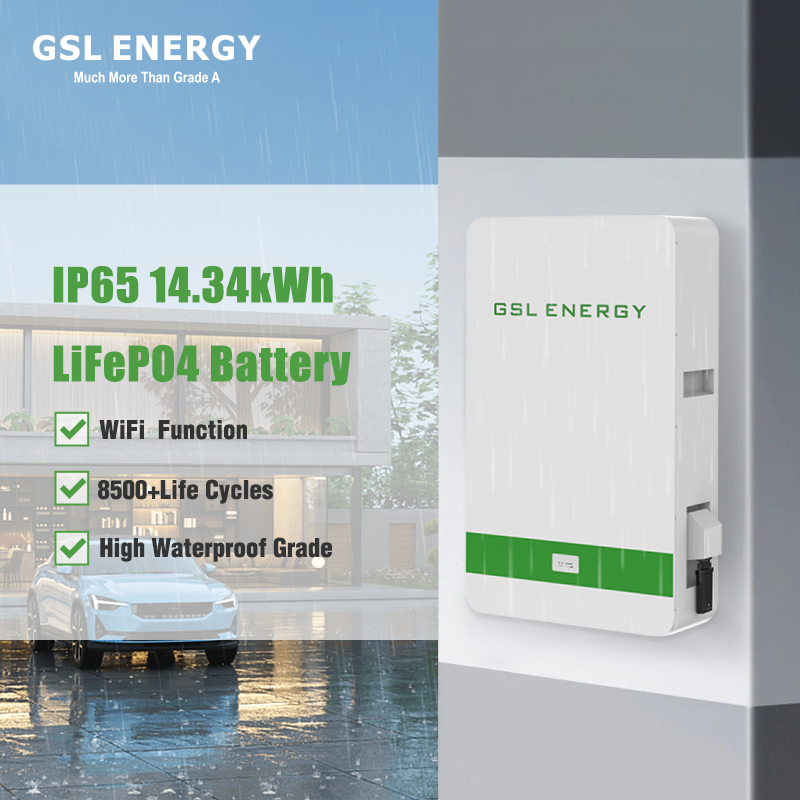 Gsl Energy Lithium Ion Battery Manufacturing Plant 51.2V 48V LiFePO4 Battery 280ah 14.34kw 200ah 10000W Home Energy Storage System