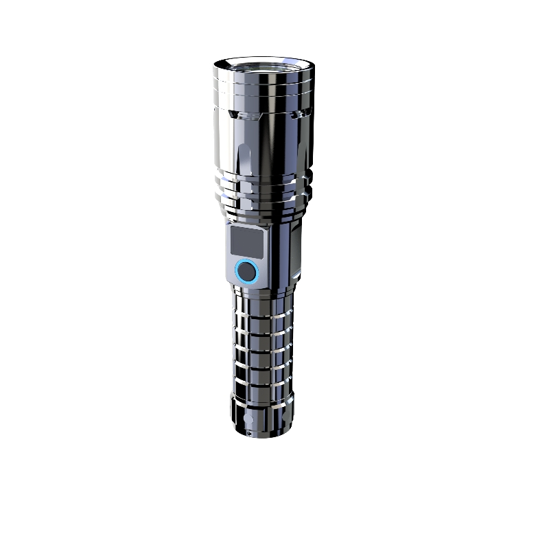 2025 Laser LED Flashlight with 25W 1950lm Compact Tactical Rechargeable Flashlight