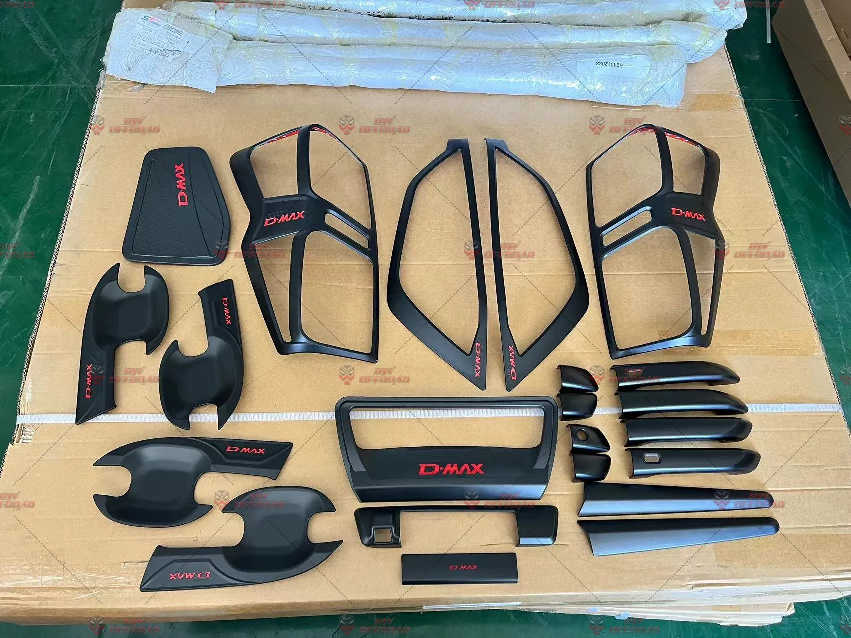 Whole Set Exterior Cover Front&Rear Light Set Door Handle Bowl for Isuzu D-Max 2016-2019 Dmax 2020+ Exterior Accessories