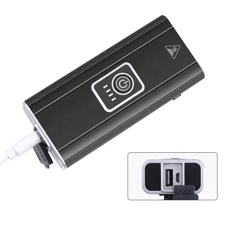 Powerful Bicycle Headlight Power Bank USB Chargeable Waterproof Bike Flashlight