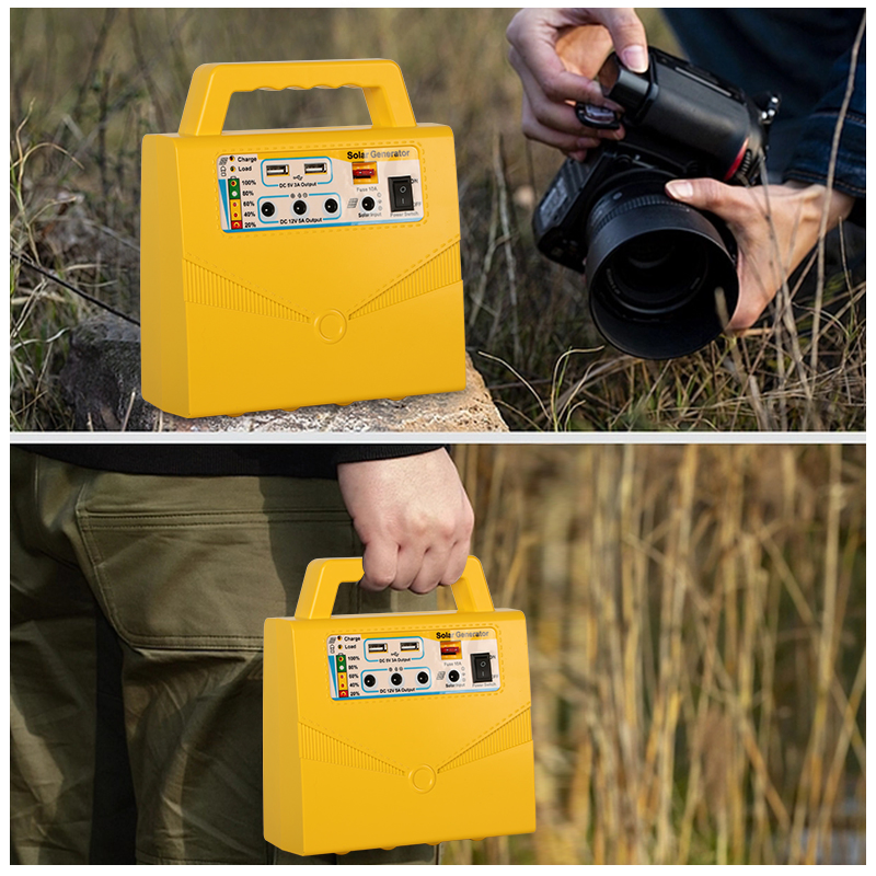 Eco-Friendly Solar Camping Kit with High-Intensity 5W LED Light