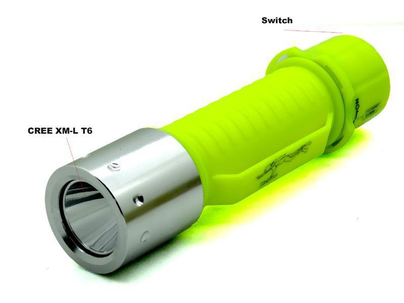 LED Diving Flashlight Underwater Torch Light High Power Super Bright