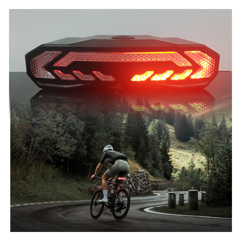 Rechargeable Bicycle Taillight Rear Cycling Safety Flashers Blinking 6 Modes