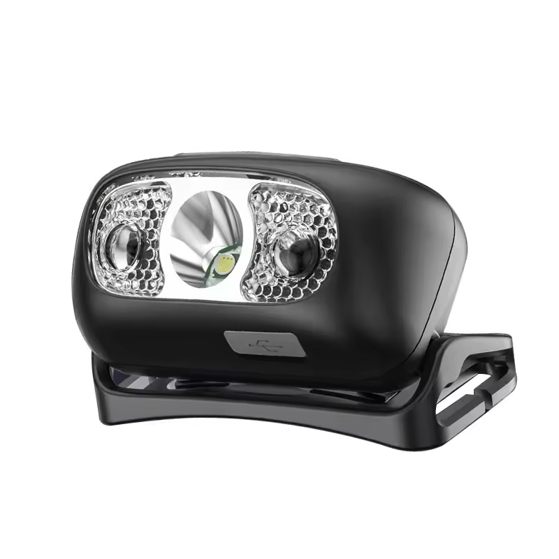Amazon Hot Selling Lightweight Head Flashlight Outdoor LED Headlamps for Cycling, Running