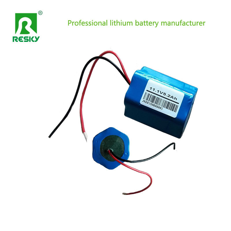 18650 Lithium Battery 7.4V 6600mAh Rechargeable Solar Li-ion Lithium Ion Battery Pack for Headlamp