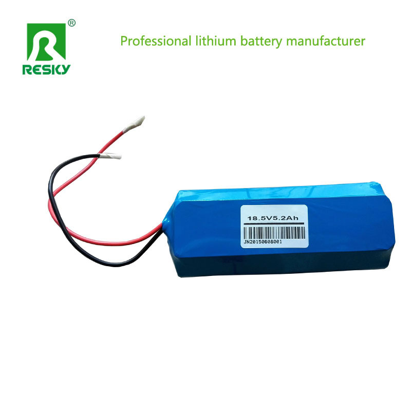 Rechargeable 18650 Battery 18.5V 5200mAh Solar Lithium Ion Battery Pack for LED Torch
