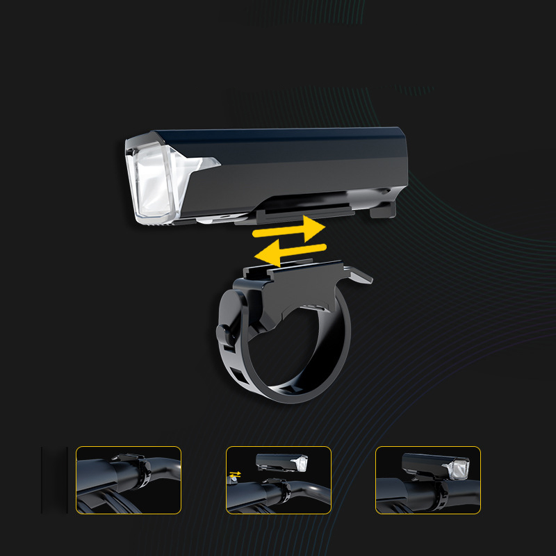 Rechargeable Bicycle Lights Super Bright LED Waterproof Mountain Bike Front Light Ez30254