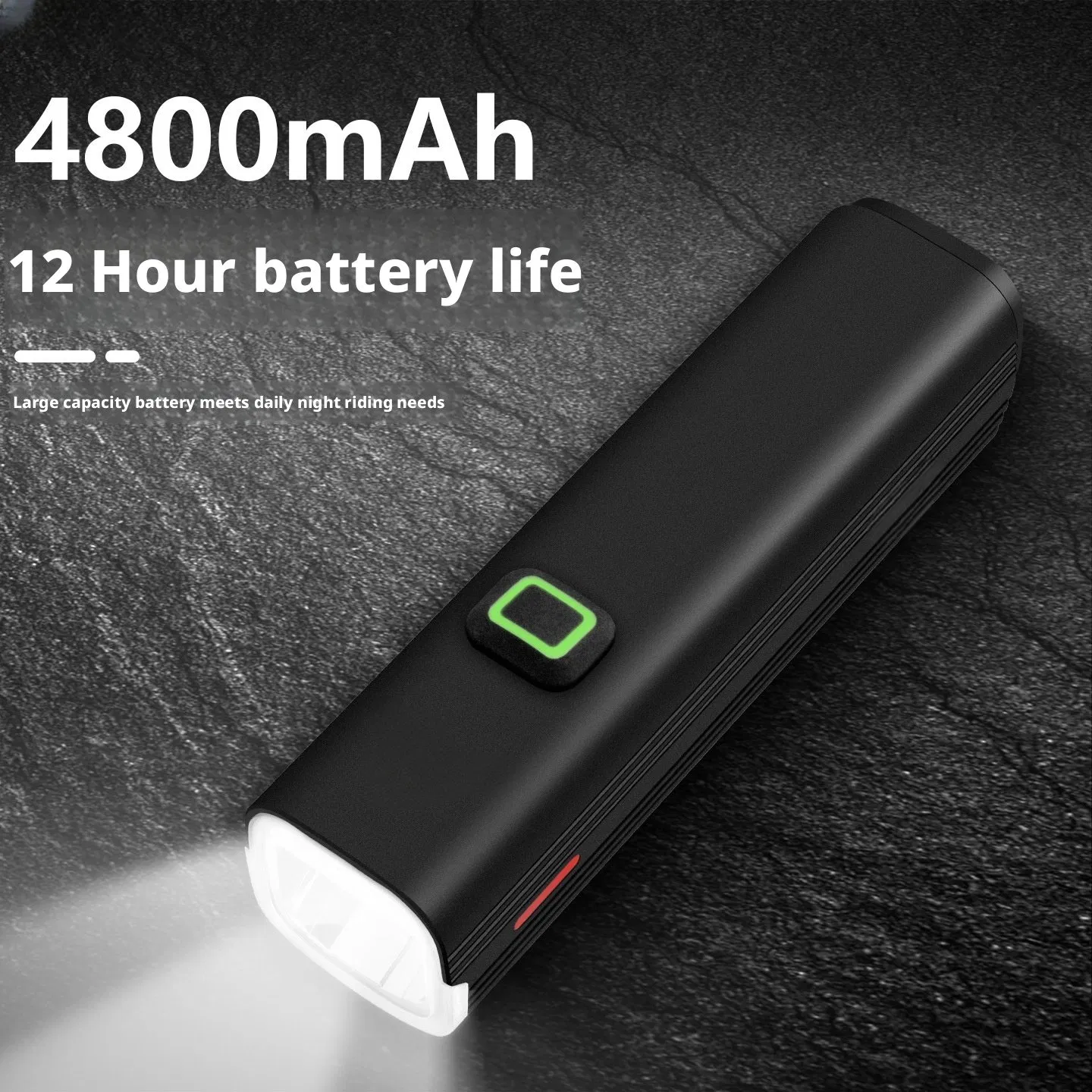 1200lm Bike Lights for Night Riding 1200lm Dual Light Source System, Super Bright Front Bicycle Light Waterproof Bike Headlight for Mountain