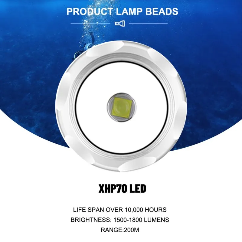 Diving Flashlight Details 2