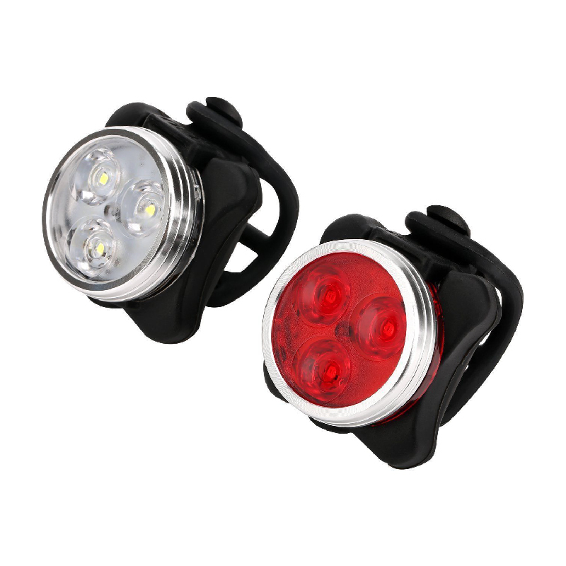 Bike Light Set, USB Rechargeable LED Bicycle Lights Waterproof Bike Headlight and Taillight Bike Accessories