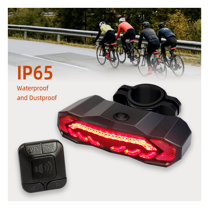 Rechargeable Bicycle Taillight Rear Cycling Safety Flashers Blinking 6 Modes